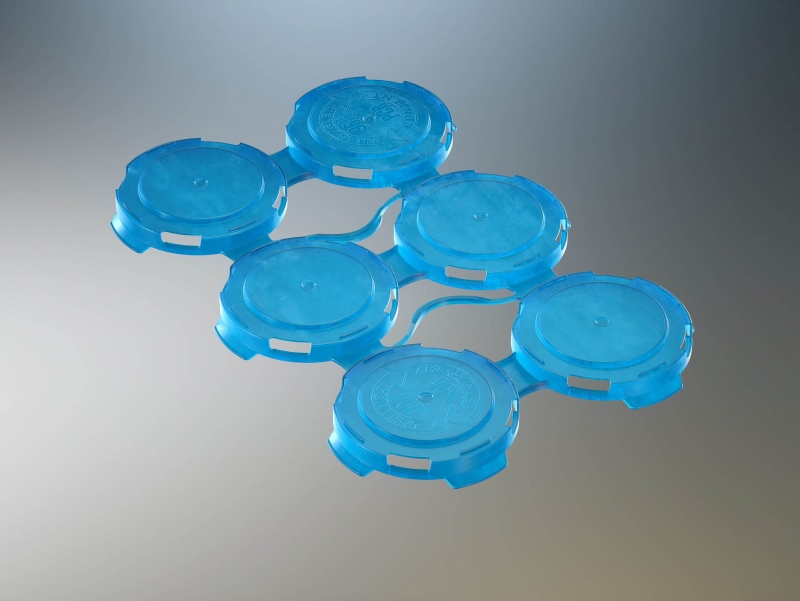 6x PakTech Plastic Handle for Metal Cans 3D model