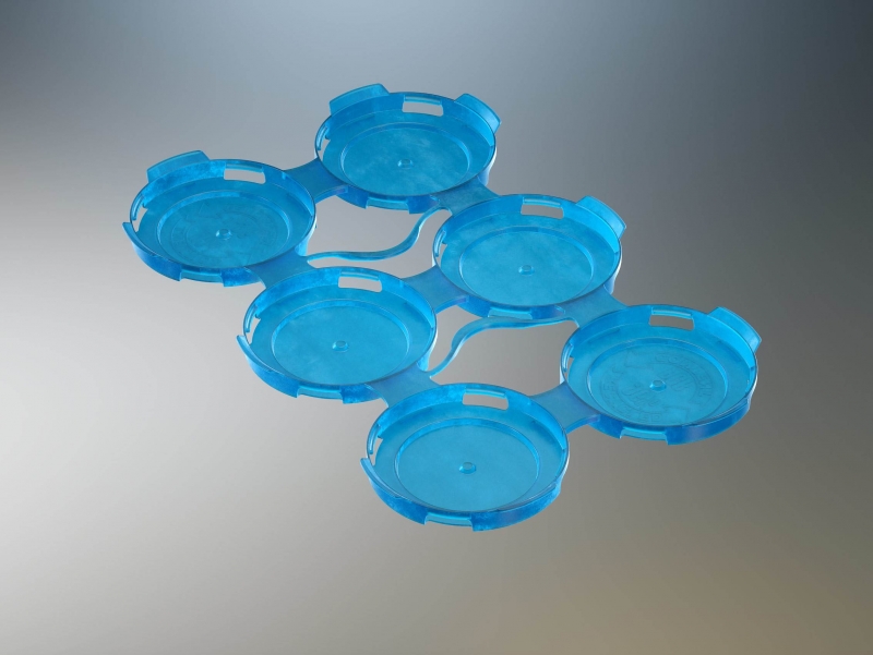 6x PakTech Plastic Handle for Metal Cans 3D model
