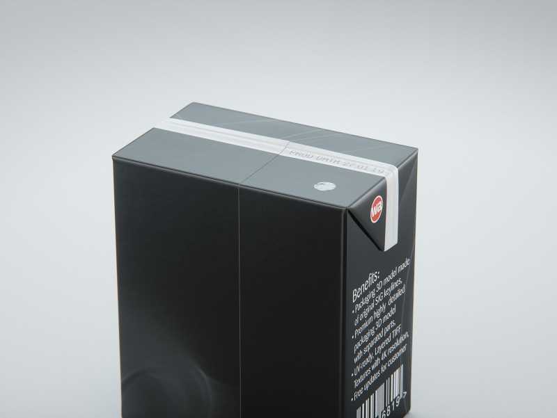SIG combiBloc Compact 300ml with perforation, straw hole and no opening packaging 3D model