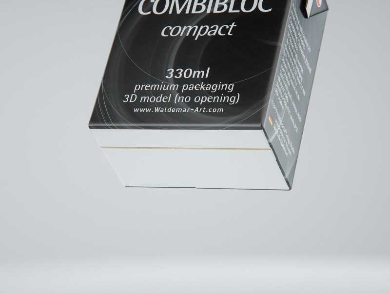SIG combiBloc Compact 330ml with perforation, straw hole and no opening packaging 3D model