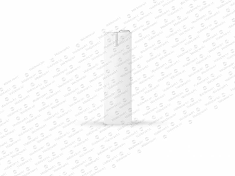 Tetra Pack Brick Mockup Aseptic 1000ml Slim with ReCap3 - Side view