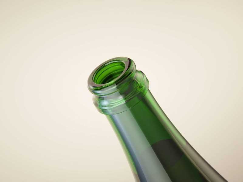 Champagne bottle 750ml 3d model for sparkling wine, with foil, labels, champagne cork and glass of sparkling wine
