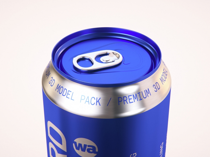 Ball/Rexam Standard Beer/Soda Can 473ml 3D model