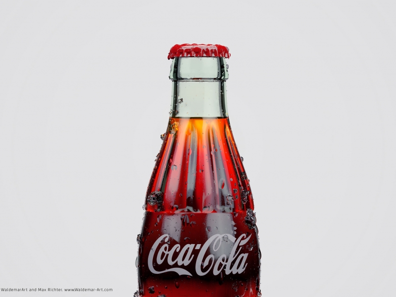 Coca-Cola bottle 3D visualization