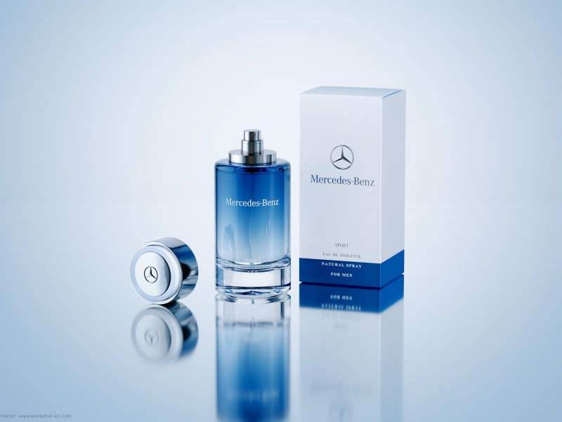 Mercedes-Benz SPORT Perfume - packaging 3D Visualization