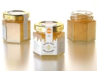 German Honey Glass Jar 50g packaging 3d model