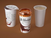 Latte Macchiato Coffee Cup 250ml packaging 3D model
