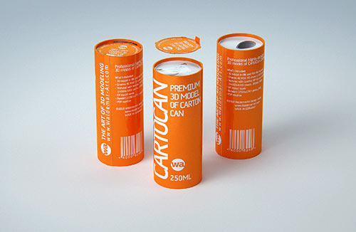 BALL (REXAM) Metal Standard Soda Can 330ml packaging 3D model