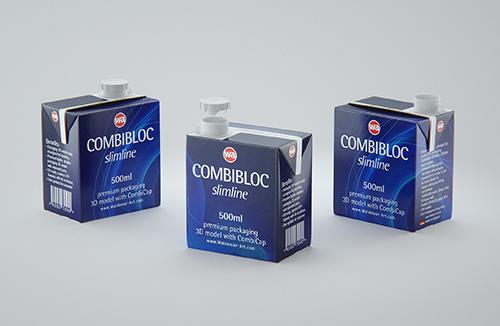 SIG Combifit Premium 750ml with Combi-Swift closer Packaging 3D model pak