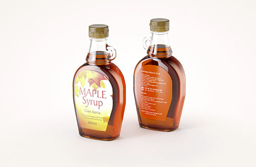 Triple-sauce - 3D model of a bottle for sauces