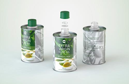 6 Shrink Wrap packaging for 250ml Slim Soda Can premium packaging 3D model