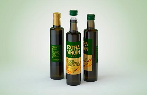 Olive oil Metal Can 1000ml Packaging 3D model