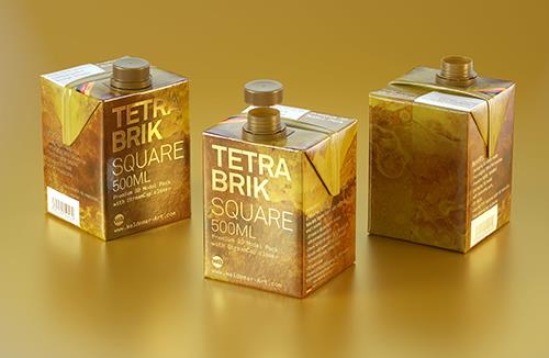Mockup of Tetra Pack Top 1000ml with Orinoco S38 - Back view