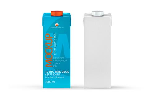 Syrup/Juice Glass Bottle 500ml packaging 3D model pack
