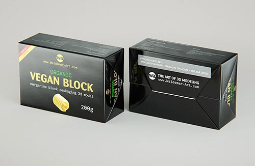 Elopak Pure-Pak Diamond Curve 250 and 330ml Premium packaging 3D model pack