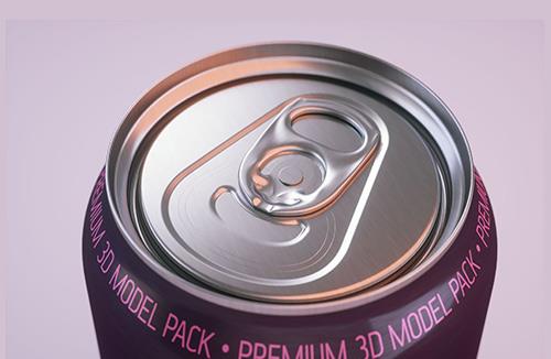 Decanter - packaging 3d model of a bottle for alcohol products